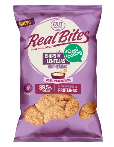 Chips lenteja sal Realfooding 80 g