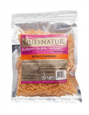 Refrig queso rallado estilo cheddar 200 gr