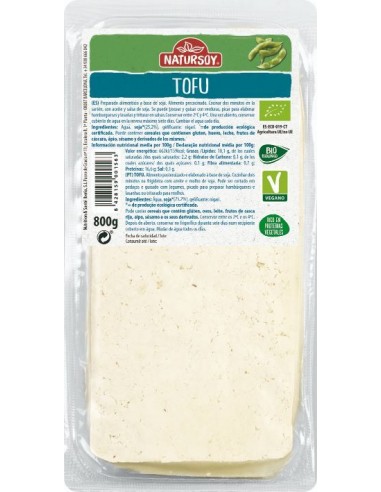 Refrig tofu fresco a granel BIO 800 g natursoy