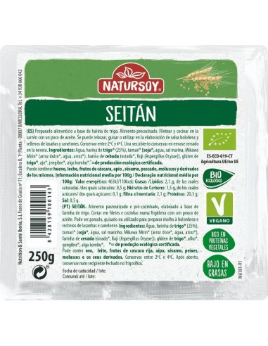 Refrig seitan BIO natursoy  250 g