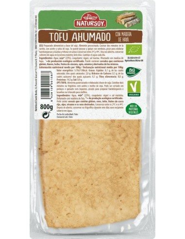 Refrig tofu ahumado a granel BIO natursoy  800 gr