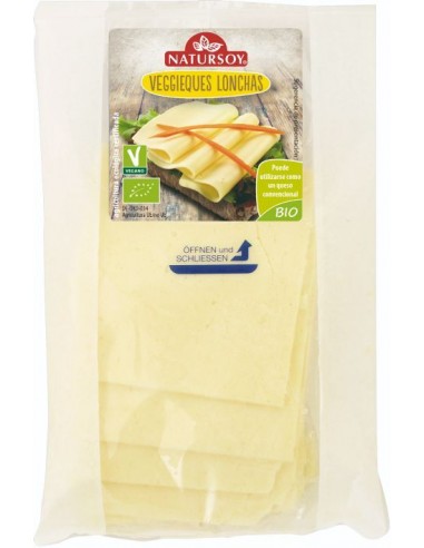 Refrig queso vegano veggieques lonchas BIO natursoy  150 g