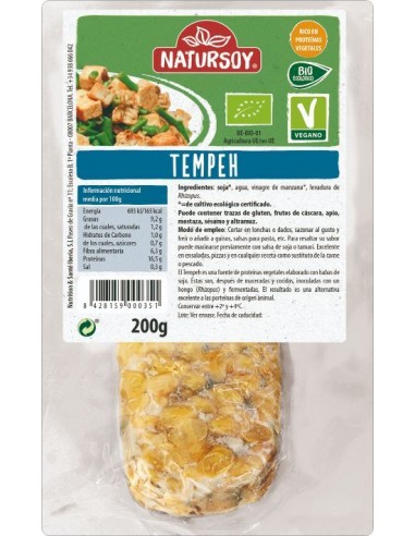 Refrig tempeh BIO natursoy  200 g