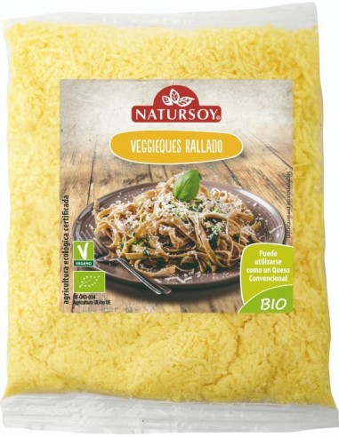 Refrig queso vegano veggieques rallado BIO natursoy  200 g