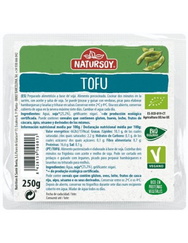 Refrig tofu BIO 250 g natursoy