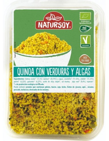 Refrig quinoa BIO con verduras 300 g natursoy