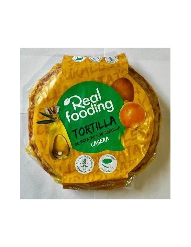 Refrig Tortilla de Patatas con AOVE con cebolla Realfooding 500 gr