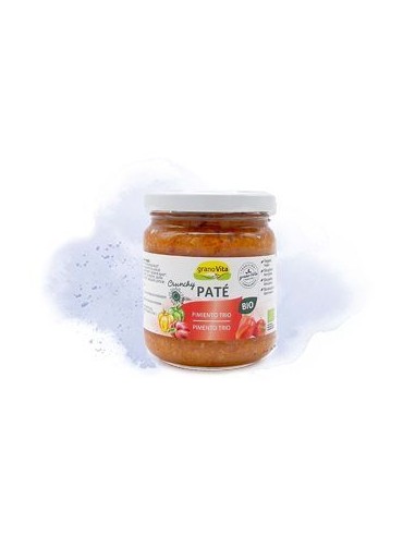 Paté crunchy y pimiento trio BIO 175g