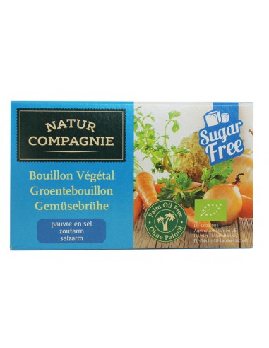 Caldo vegetal bajo en sal BIO (8 cub) 68gr