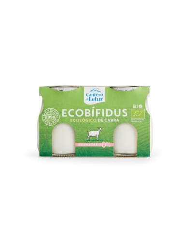 Refrig ecobifidus de cabra desnatado BIO 2x125g