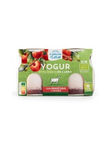 Refrig yogur de cabra con manzana y canela 2 x 125g