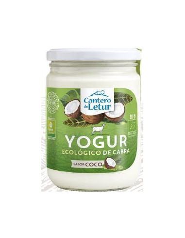 Refrig Yogur ecológico de cabra sabor coco 420g