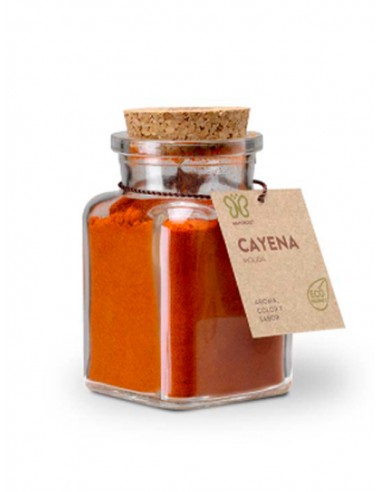 Cayena molida/chili  ECO  gourmet b.c. 75 gr.