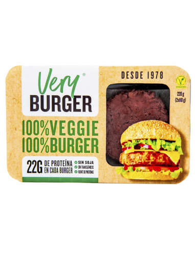 REFRIG VERY BURGUER (hamburguesa vegana) 220 g