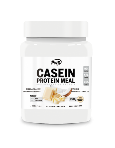 CASEIN PROTEIN MEAL CHOCOLATE BLANCO Y COCO 450 G