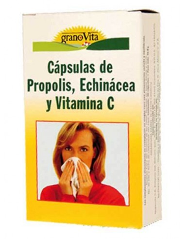 Cápsulas  propolis vitamina  c y echinacea 75caps