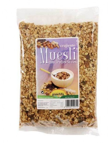 Muesli crujiente frutos secos 750gr