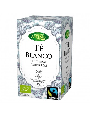 Té blanco infusión fair trade ECO 28g