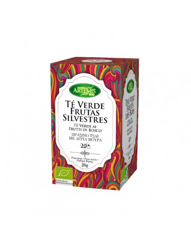 Té verde frutas silvestres infusión ECO 28g