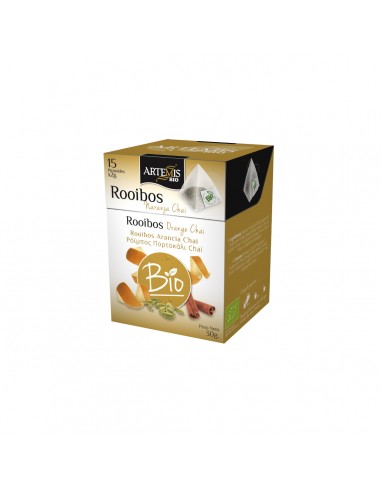 Pirámide infusión rooibos naranja chai ECO 30g