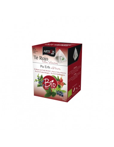 Pirámide infusión té rojo frutas silvestres ECO 30g