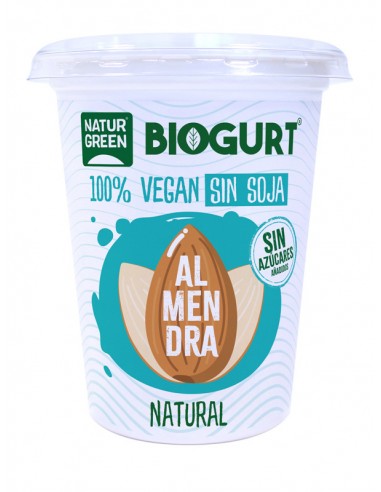 Refrig Biogurt almendra nature BIO 400 g