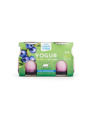 Refrig yogur de cabra con arándanos BIO 2x125g