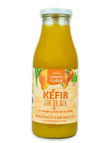 Refrig kéfir aqua BIO mango y fruta de la pasion 500 ml