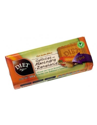 Galletas almendra zanahoria 220gr