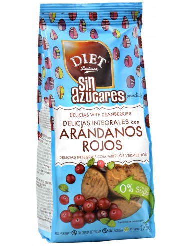 Delicias arándanos sin azucar 175 gr