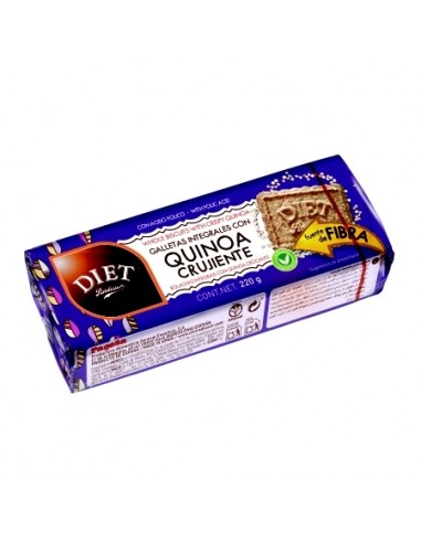 Galletas integrales con quinoa crujiente 220 gr