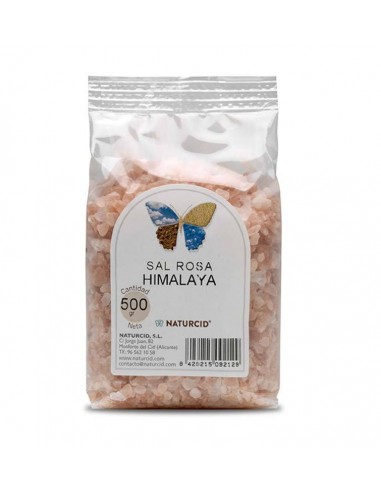 Sal rosa del himalaya  gruesa 500  gr.