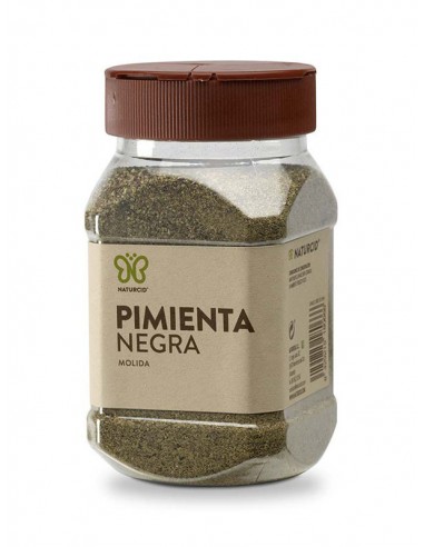 Pimienta negra molida pet 200  gr.