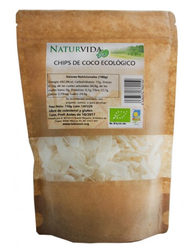 Chips de coco BIO 150gr