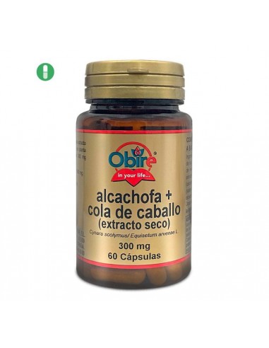 Ob alcachofa y cola de caballo (extracto seco) 300 mg. 60 caps