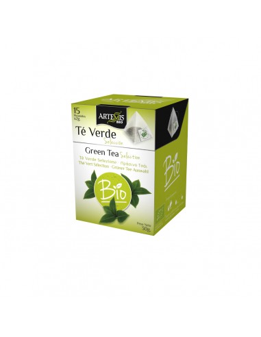 Pirámide infusión té verde selección ECO 30g