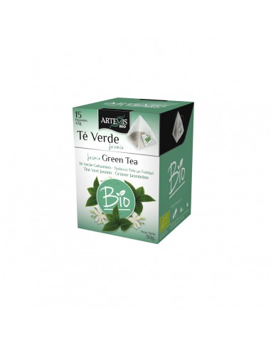 Pirámide infusión té verde jazmin ECO 30g