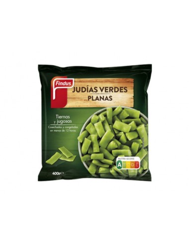 Congelado judias verdes planas 400g