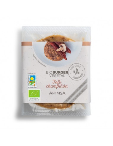 Refrig hamburguesa vegetal BIO  tofu champiñon 160g