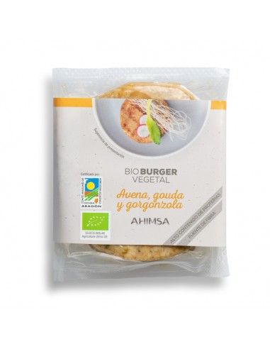 Refrig hamburguesa vegetal BIO  avena gouda y gorgonzola 150gr