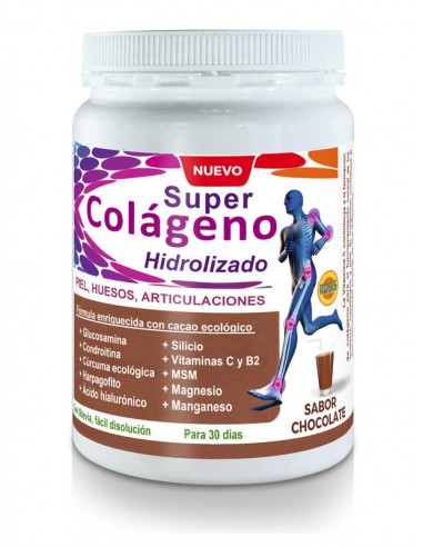 Super colágeno hidrolizado (sabor chocolate) 300gr