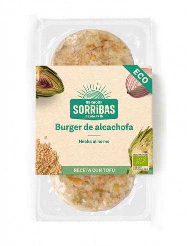 Refrig burger vegetal de alcachofa 160g sorribas