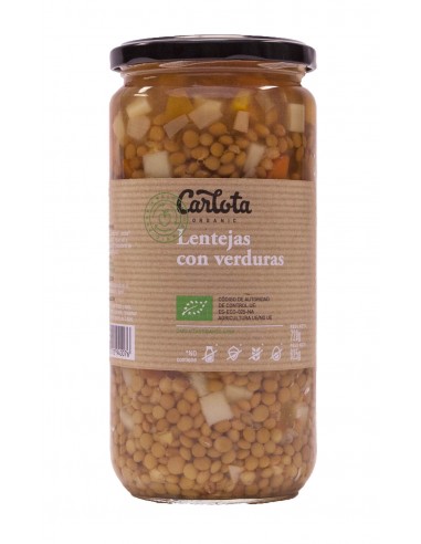 Lentejas con verduras 625gr