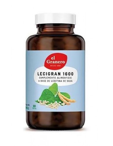 Lecigran 1600 (lecitina de soja) 90 per. 1600 mg