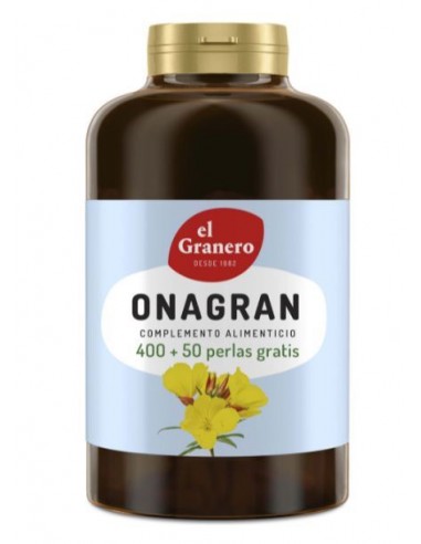 Onagran aceite de onagra 400 y 50 per. 700 mg