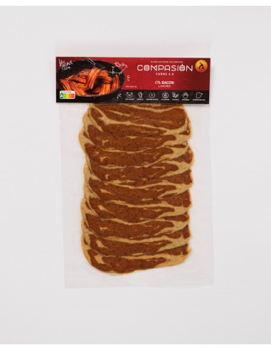 Congelado 0% bacon ahumado lonchas compasion 160g