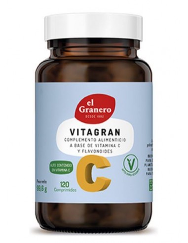 Vitagran c (vitamina c y bioflavonoides) 120 comp. 830 mg