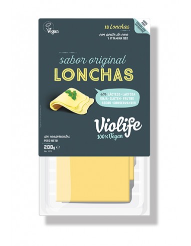 Refrig queso violife lonchas original 200 gr.