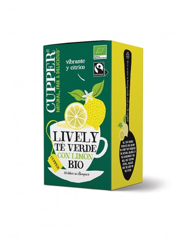 Infusion te verde con limon BIO 20 bolsas