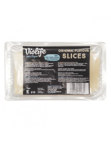 Refrig queso violife lonchas sabor original 500 g